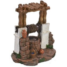 Pozo para belén en resina de 8,5x5x11 cm de alto para figuras 2