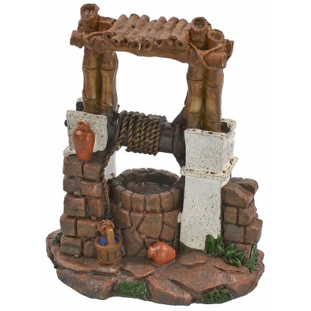 Pozzo per presepe in resina cm 8,5x5x11 h per statue da 6-8 cm
