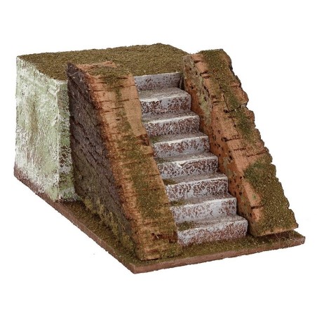 Escalera 12x17,5x10,5 h con base para estatuas de 12 cm