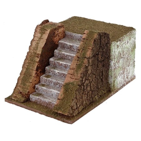 Escalera 12x17,5x10,5 h con base para estatuas de 12 cm
