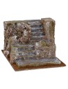 Ladder with rocks for nativity scene cm 14.5x20x11 h