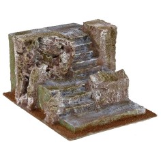 Ladder with rocks for nativity scene cm 14.5x20x11 h 2