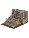 Ladder with rocks for nativity scene cm 14.5x20x11 h