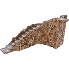 Scala curva destra in resina cm 26x7x12 h. Mondo Presepi 2