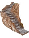 Scala curva destra in resina cm 26x7x12 h. Mondo Presepi