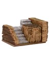 Scala doppia per presepe cm 15x10x8 h. Mondo Presepi
