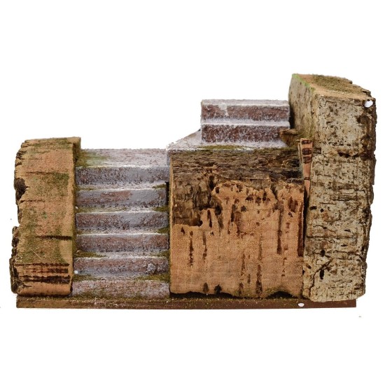 Double scale for presepe cm 18x12x11, 5 h.