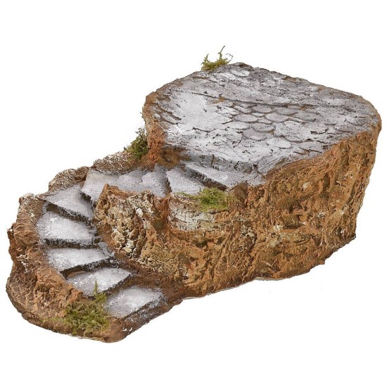 Resin ladder for rock effect nativity scene cm 19x34,5x10,5 h