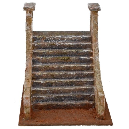 Escalera para Belén palestino de 9x11,5x9,5 cm de altura para