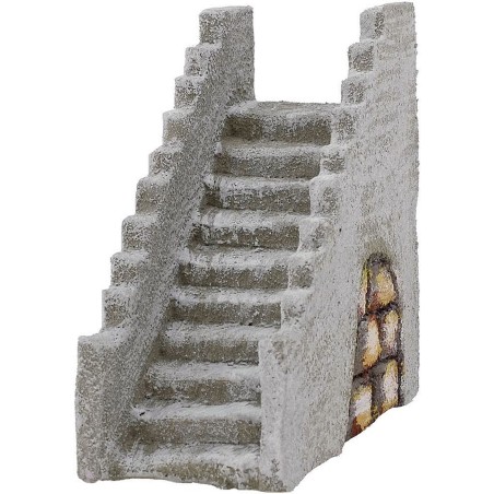 Escalera para pesebre de 8x17x12 cm de altura. Mundo Pesebres.