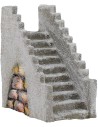 Escalera para pesebre de 8x17x12 cm de altura. Mundo Pesebres.