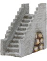 Escalera para pesebre de 8x17x12 cm de altura. Mundo Pesebres.