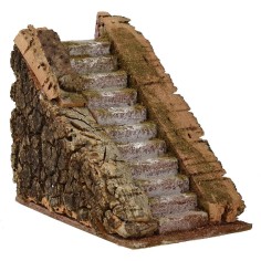 Scala per presepe cm 10x14,5x13,5 h. Mondo Presepi