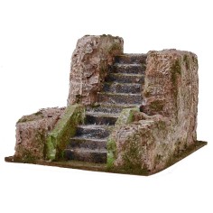 Escalera para pesebre de 14,5x19,5x12,5 cm h Mundo 2