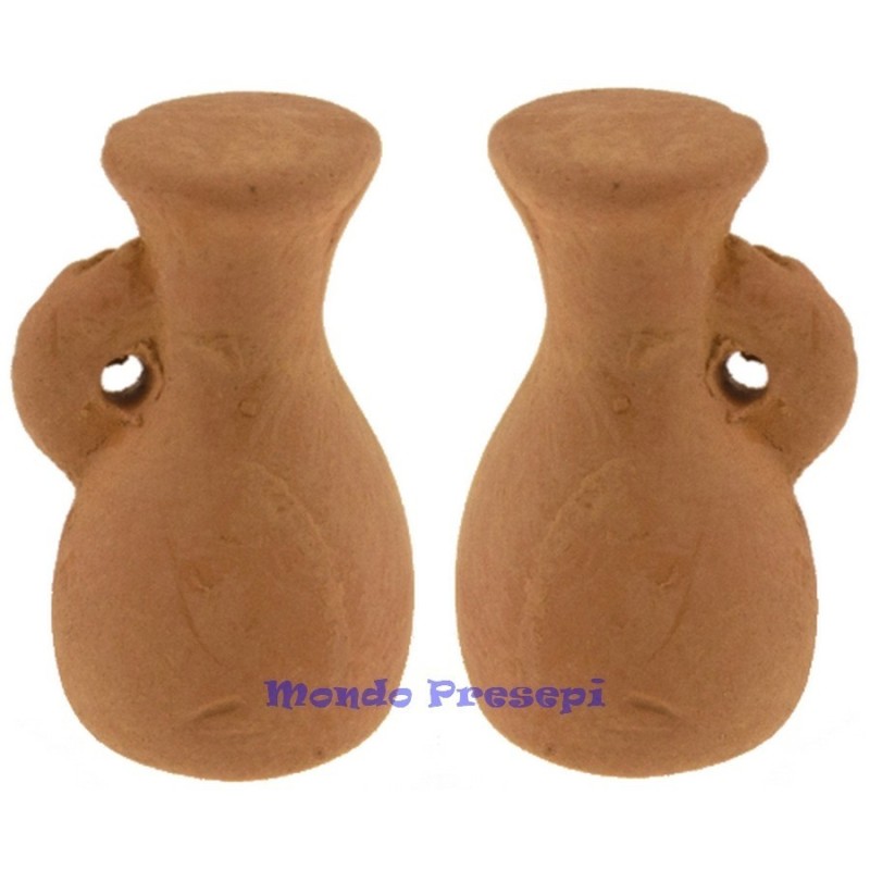 Set 2 Terracota pitchers cm 2 h
