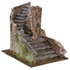 Escalera para pesebre de 19,5x14x17 cm Mundo Pesebres 2