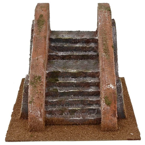 Scala per presepe cm 23,5x18x14 h. Mondo Presepi