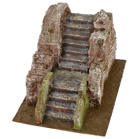 Escalera para belén de 24x17,5x13 cm h. Mundo Belenes