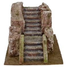 Scala per presepe cm 24x17,5x13 h. Mondo Presepi 2