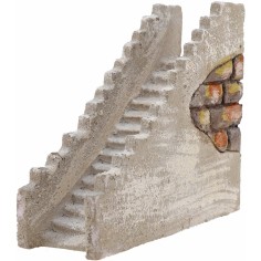 Scala presepe cm 8x23x14,5 h. Mondo Presepi 2