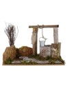 Escenografía con pozo efecto profundidad cm 20x14x13 h