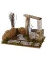 Escenografía con pozo efecto profundidad cm 20x14x13 h