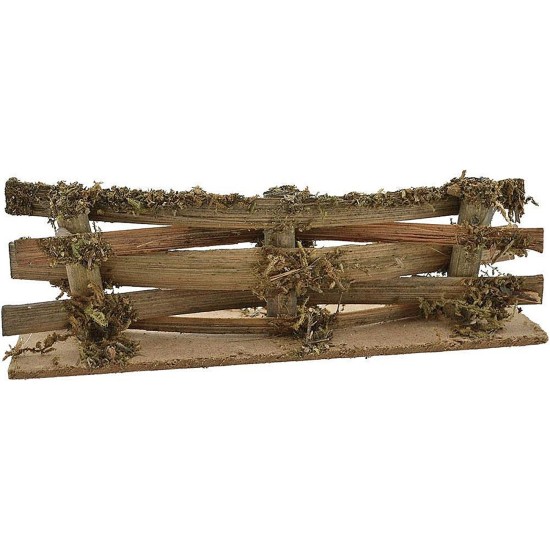 Steccato in legno 13,5x4 h. Mondo Presepi