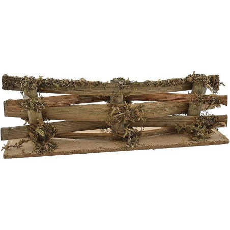 Wooden fence 13.5x4 h.