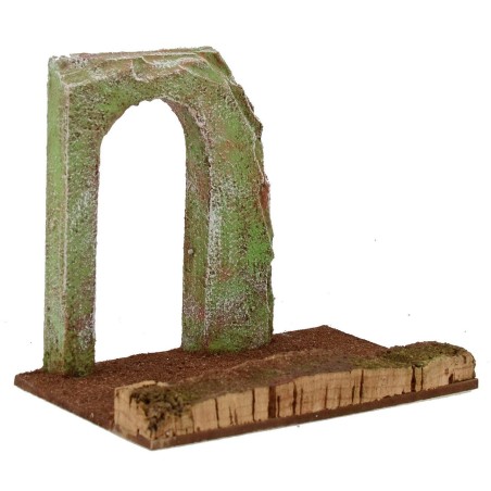 Strada componibile con arco in pietra cm 14,5x10x12,5 h. Mondo