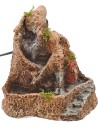 Cascade and fountain functioning in resin cm 18,5x14, 5x18 h.
