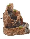 Cascade and fountain functioning in resin cm 18,5x14, 5x18 h.