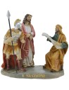Estatuas Pascuales 14 escenas Vía Crucis cm 9 Mundo Pesebre
