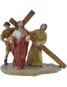 Estatuas Pascuales 14 escenas Vía Crucis cm 9 Mundo Pesebre