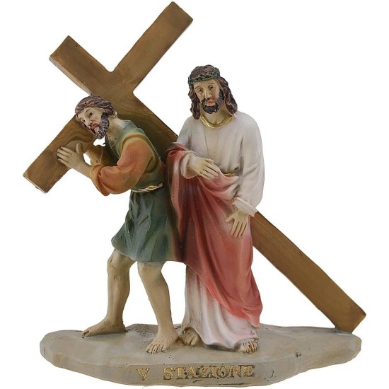 Statue Pasquali 14 scene Via Crucis cm 9