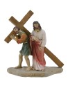 Estatuas Pascuales 14 escenas Vía Crucis cm 9 Mundo Pesebre