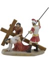 Estatuas Pascuales 14 escenas Vía Crucis cm 9 Mundo Pesebre