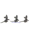 Set of 3 standing mice mm 12