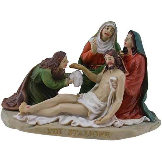 Statue Pasquali 14 scene Via Crucis cm 9 Mondo Presepi