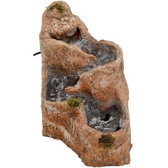 Cascade in resin functioning cm 23x18x20 h.