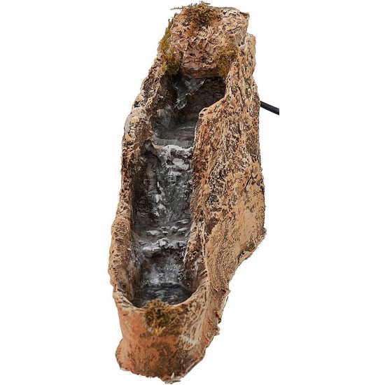 Cascada de resina para belén funcional de 6,5x26x20 cm h.