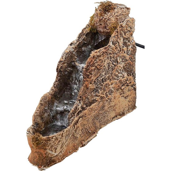 Resin waterfall for functioning nativity scene cm 6,5x26x20 h.