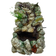 Resin waterfall for nativity scene cm 21x38x22 h.
