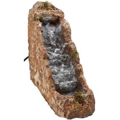 Waterfall for nativity scene in working resin cm 10x30x24 h.