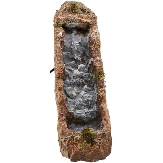 Cascata per presepe in resina funzionante cm 10x30x24 h. Mondo