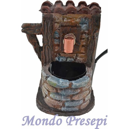 Fonatana in resina funzionante Mondo Presepi