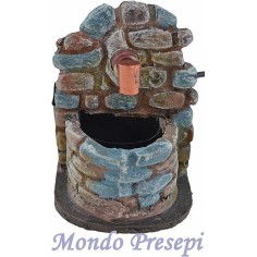 Fonatana in resina funzionante Mondo Presepi