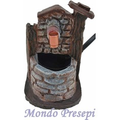 Fonatana in resina funzionante presepe Mondo Presepi