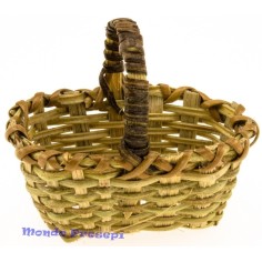 Wicker basket with 4.5 cm handle