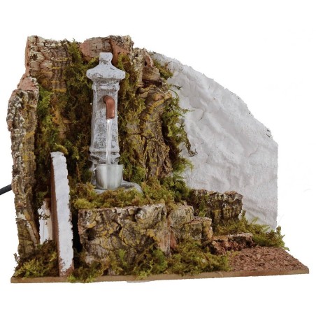 Working-column fountain for Presepe cm 19,5x14x16 h