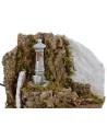 Fuente de columna funcional para Belén de 19,5x14x16 cm h
